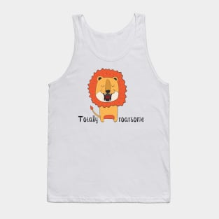 Totally Roarsome, Cute Lion Tank Top